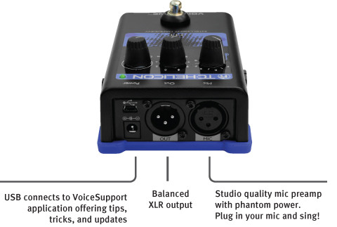 Galerijní obrázek č.2 Vokální procesory a harmonizery TC HELICON VoiceTone H1