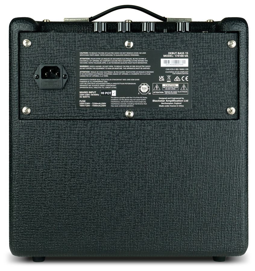 Galerijní obrázek č.3 Tranzistorová komba BLACKSTAR Debut Bass 15