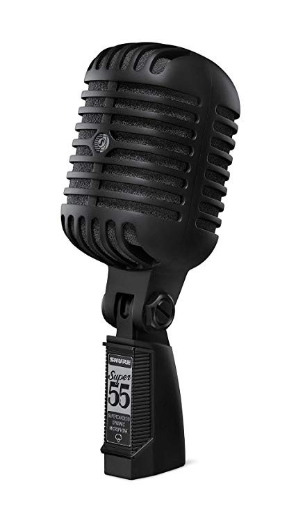 Hlavní obrázek Dynamické pódiové vokální mikrofony SHURE Super 55 Black