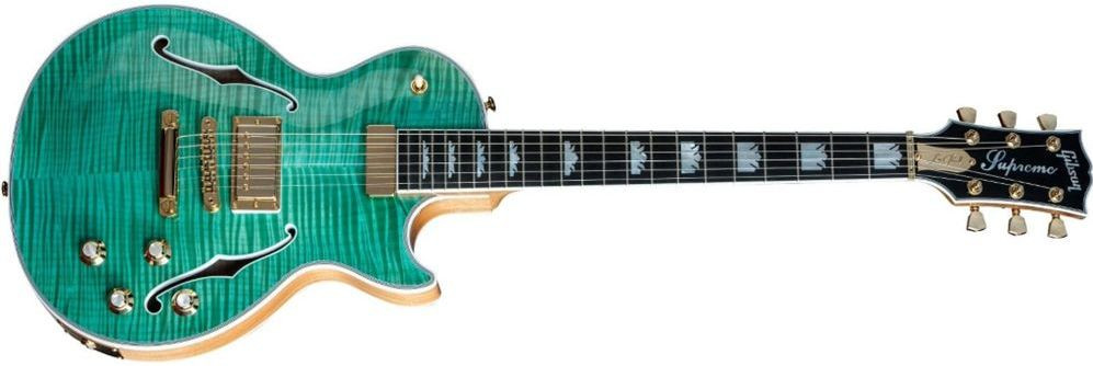 Hlavní obrázek Les Paul GIBSON Les Paul Supreme 2015, Rosewood Fingerboard - Seafoam Green