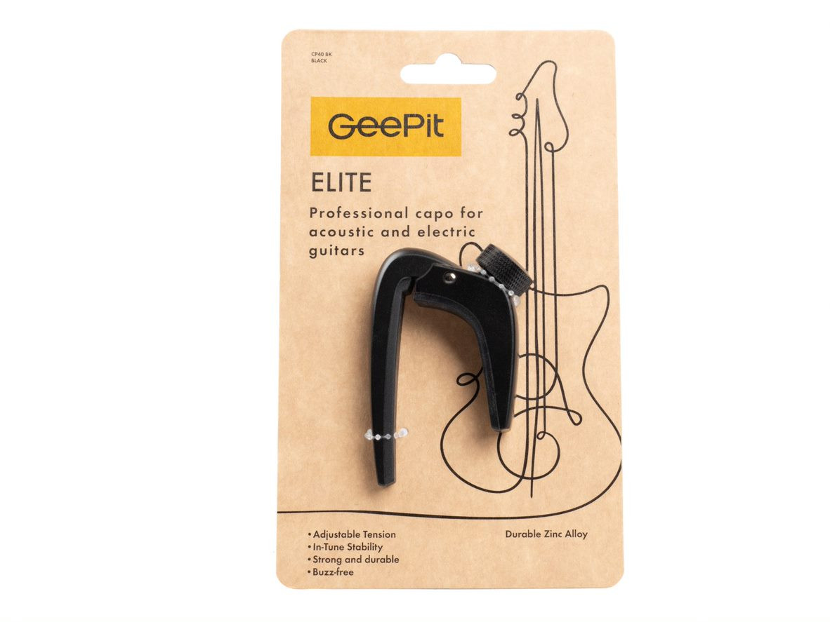Hlavní obrázek Kapodastry pro akustické a elektrické kytary GEEPIT Elite Black
