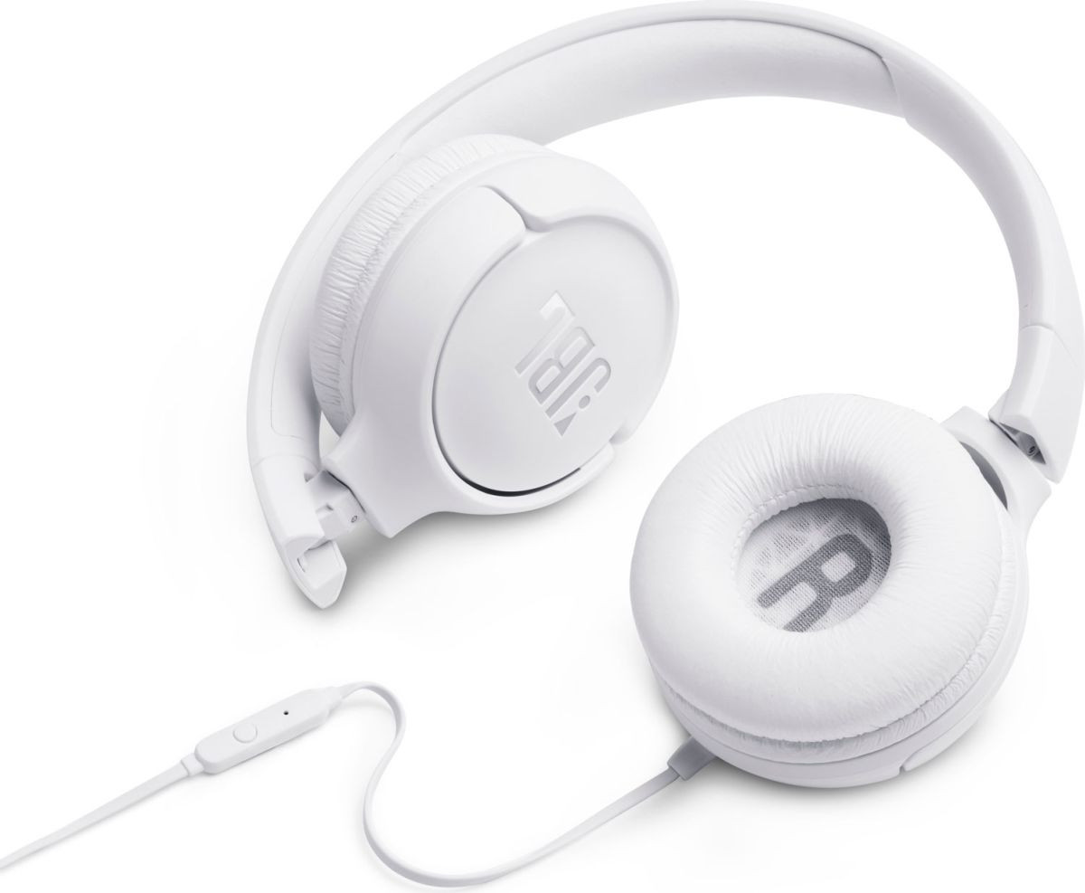 Hlavní obrázek Na uši (s kabelem) JBL Tune 500 White