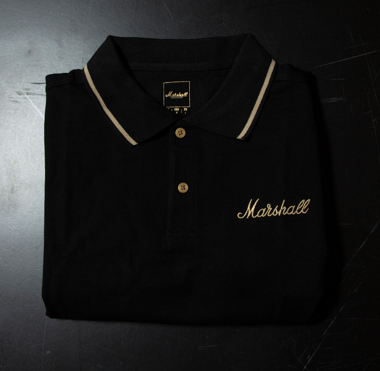 Galerijní obrázek č.7 Oblečení a dárkové předměty MARSHALL 60th Anniversary - Tričko s límečkem S