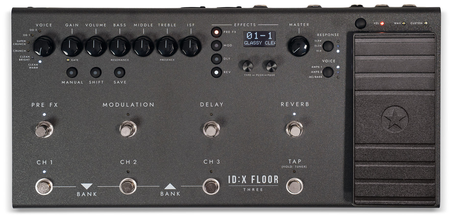 Hlavní obrázek Multiefekty, procesory BLACKSTAR ID:X Floor Three