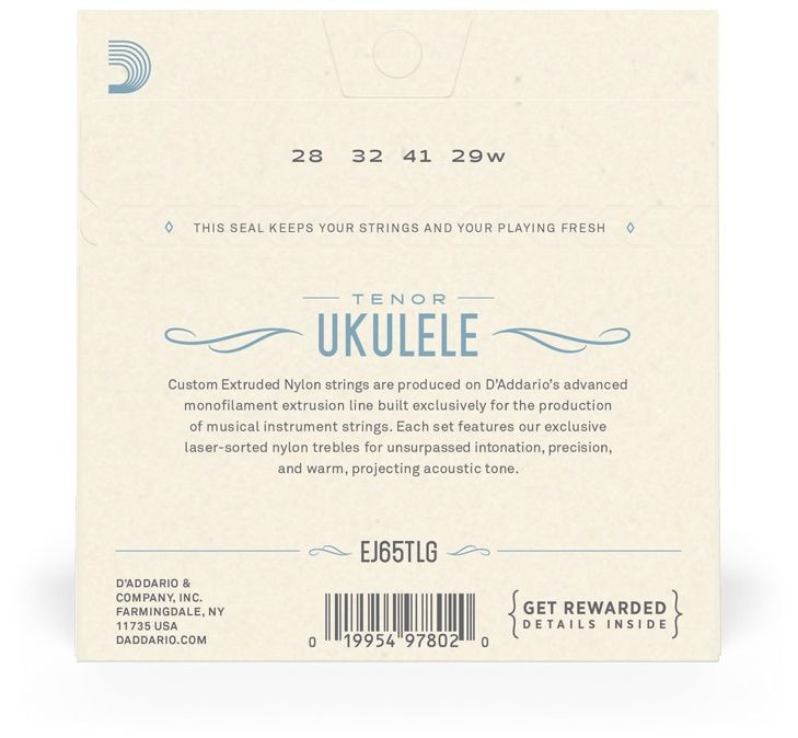 Galerijní obrázek č.1 Tenorové D'ADDARIO EJ65TLG