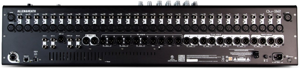 Galerijní obrázek č.2 Digitální stageboxy ALLEN HEATH Qu-32 CHROME