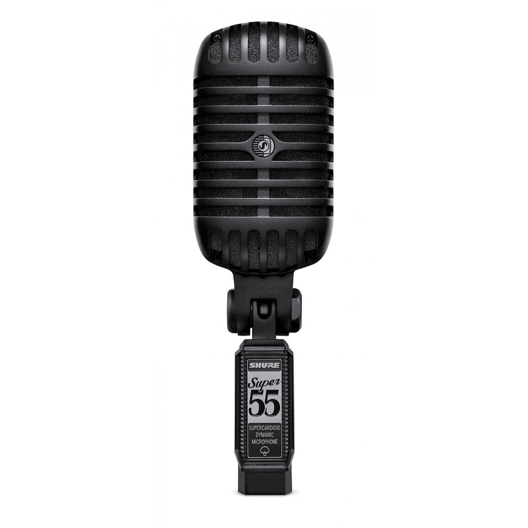 Galerijní obrázek č.1 Dynamické pódiové vokální mikrofony SHURE Super 55 Black