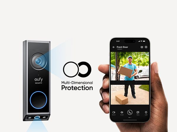Galerijní obrázek č.1 Zabezpečení ANKER Eufy Video Doorbell E340 Dual Lens 2K