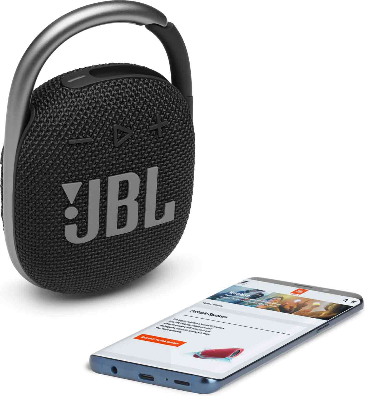 Galerijní obrázek č.1 Přenosné (na ven, na cesty) JBL Clip 4 Black