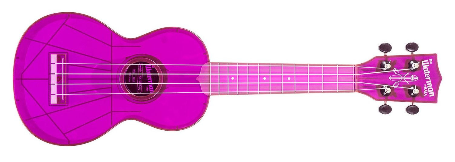 Hlavní obrázek Sopránové KALA Waterman Soprano Ukulele Fluorescent Purple Grape