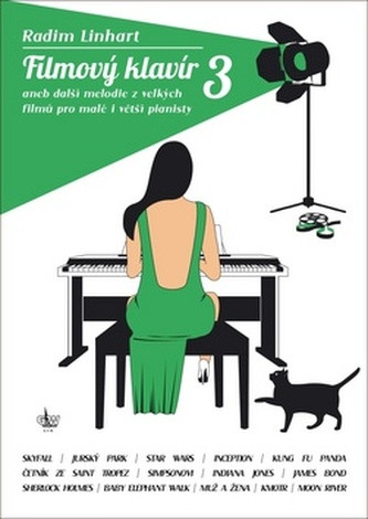 Hlavní obrázek Zpěvníky a učebnice PUBLIKACE Filmový klavír aneb melodie z velkých filmů pro malé i větší pianisty 3 - Radim Linhart