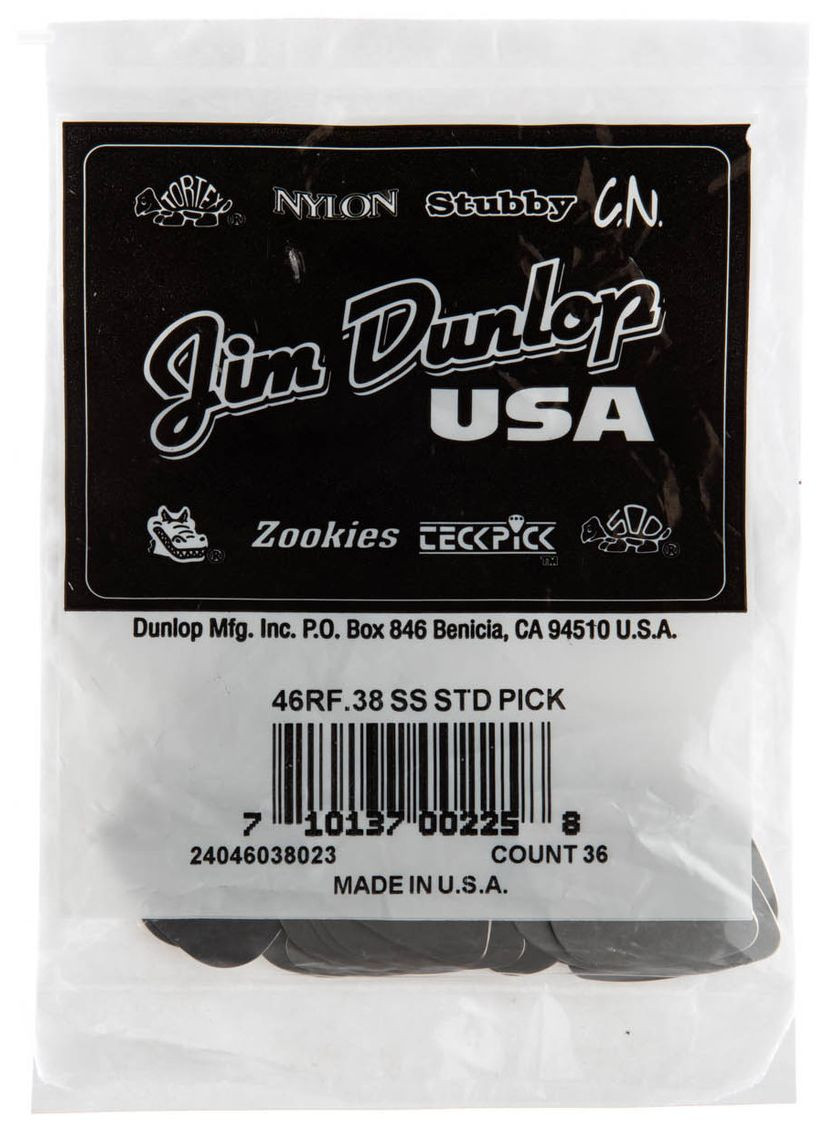 Galerijní obrázek č.2 Ostatní  DUNLOP Stainless Steel Standard Pick 0.38mm