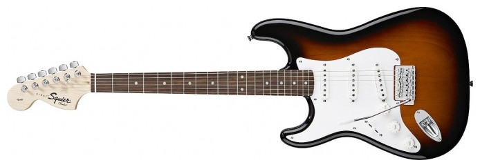 Hlavní obrázek Levoruké FENDER SQUIER Affinity Stratocaster®, Left Handed Brown Sunburst