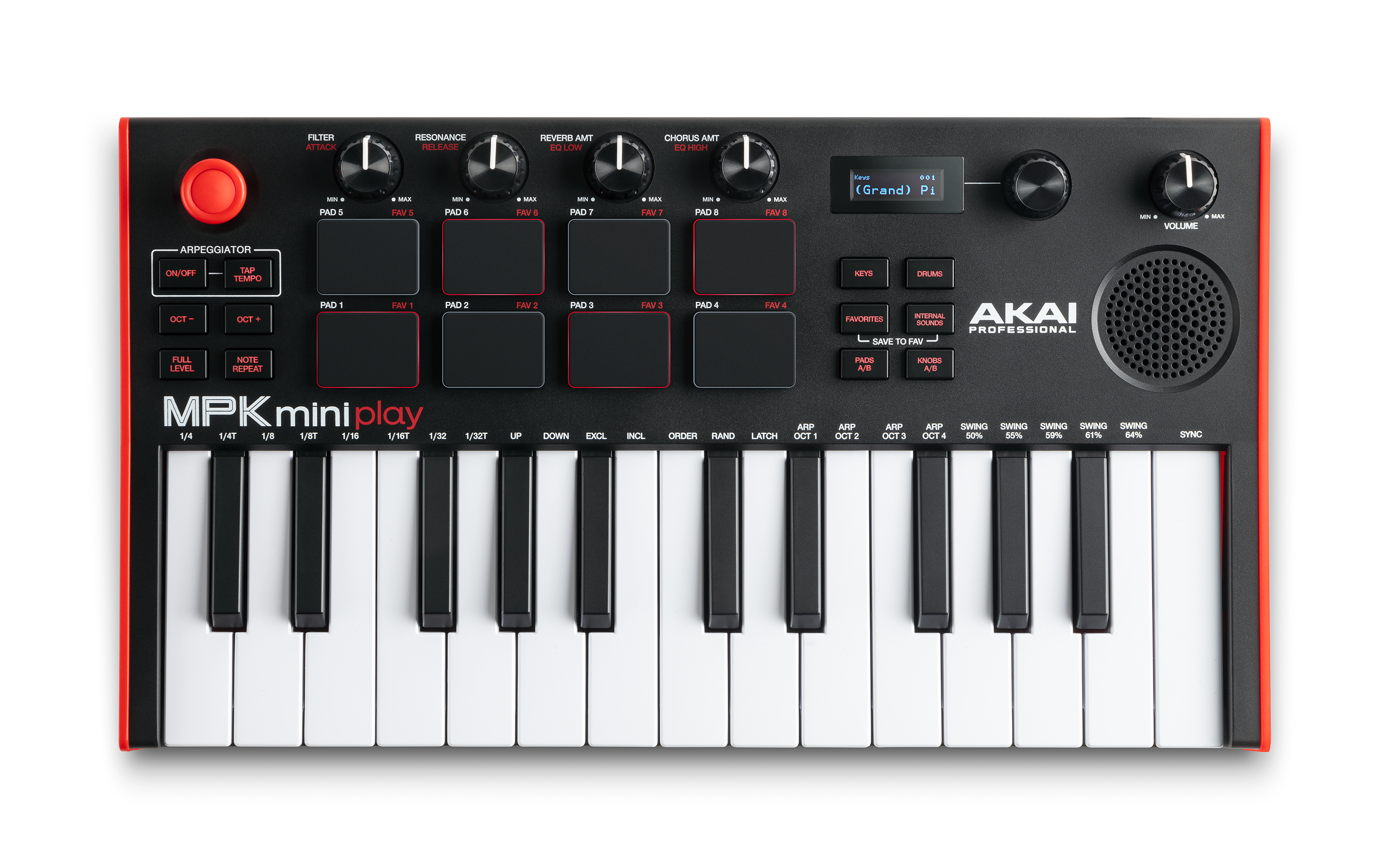 Hlavní obrázek Keyboardy s dynamikou AKAI MPK Mini PLAY MK3