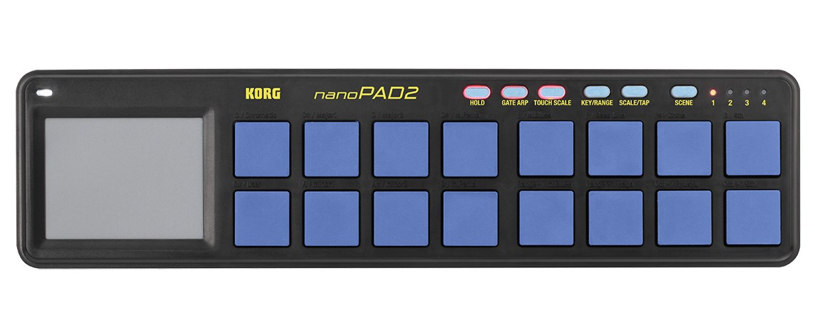 Hlavní obrázek MIDI kontrolery KORG nanoPAD2 BLYL