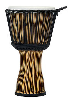 Hlavní obrázek Djembes PEARL PBJVR-10/698 Rope Tuned Djembe 10” - Zebra Grass
