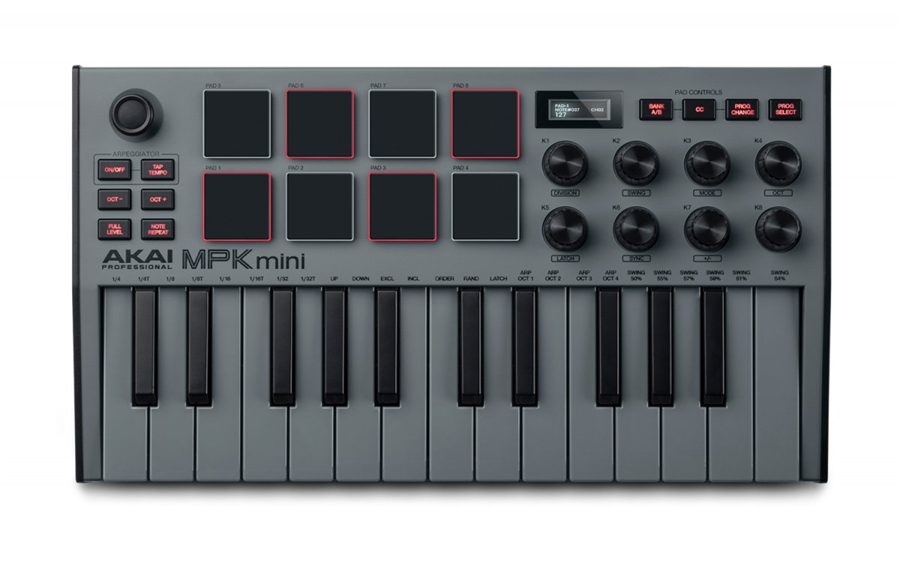 Hlavní obrázek MIDI keyboardy AKAI MPK mini MK3 Grey