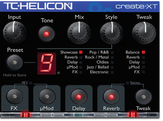Hlavní obrázek  TC ELECTRONIC VoiceTone Create XT, vokální procesor