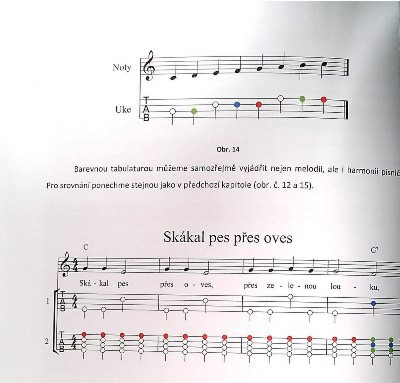 Galerijní obrázek č.1 Zpěvníky a učebnice PUBLIKACE Ukulele v české škole - Petr Zeman