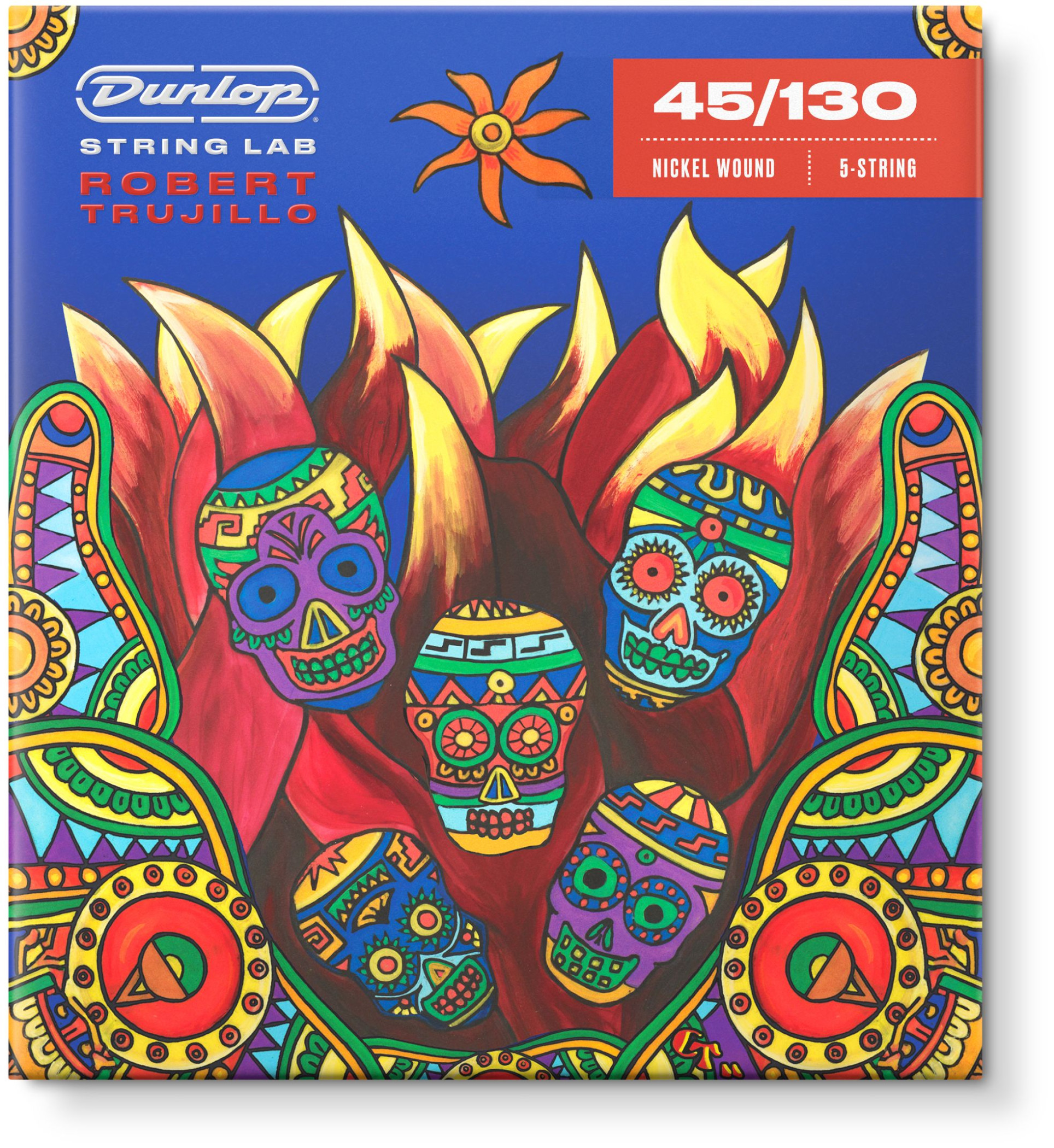Hlavní obrázek Tvrdost .045 DUNLOP Robert Trujillo Nickel Wound Bass Strings 45-130