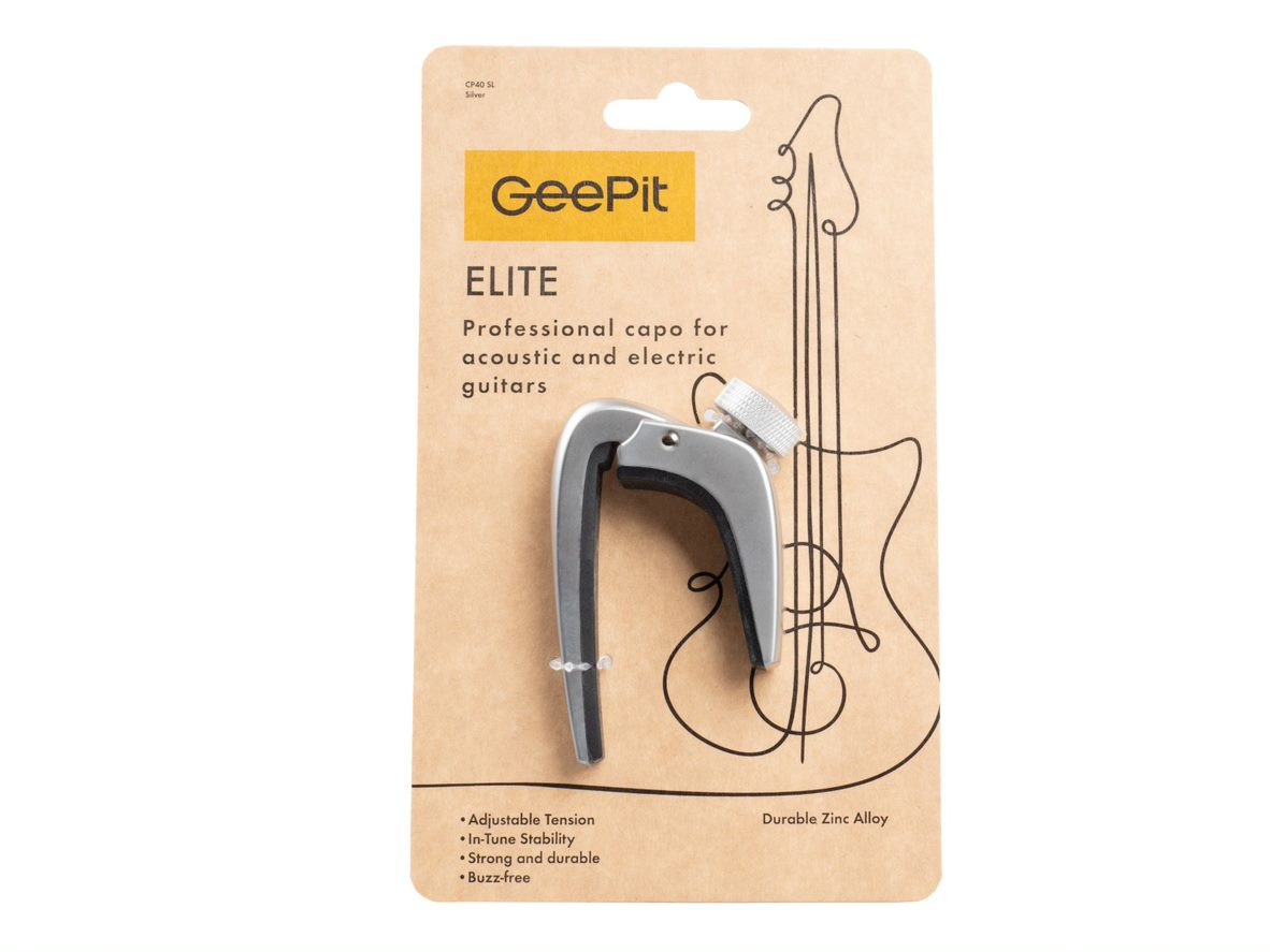 Hlavní obrázek Kapodastry pro akustické a elektrické kytary GEEPIT Elite Silver