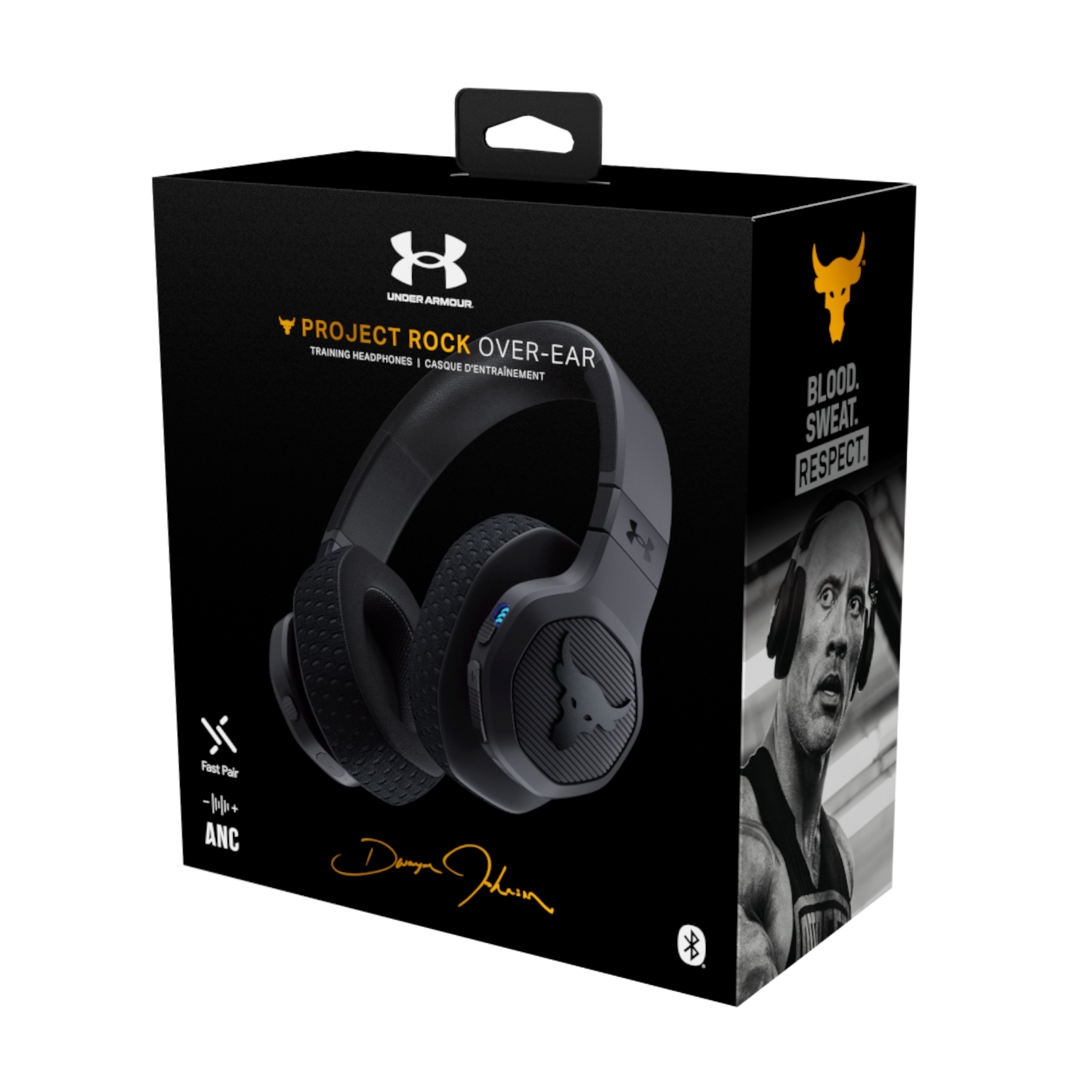 Galerijní obrázek č.8 Bezdrátová na uši JBL Under Armour Project Rock Over-Ear Training Headphones černá
