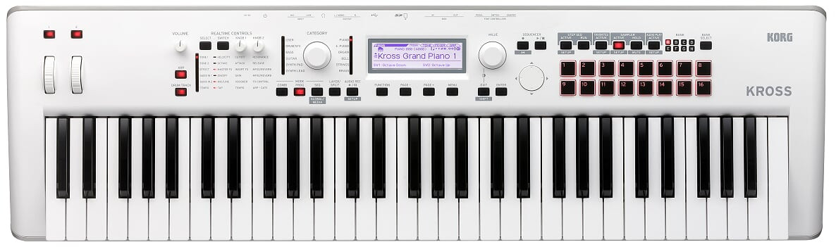 Hlavní obrázek Syntezátory, varhany, virtuální nástroje KORG KROSS 2-61-WH