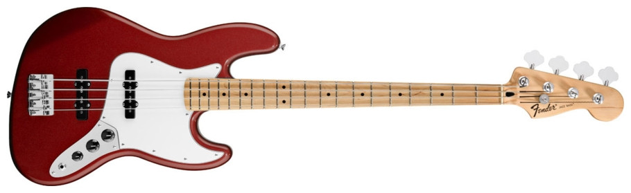 Hlavní obrázek JB modely FENDER Standard Jazz Bass® Maple Fingerboard, Candy Apple Red