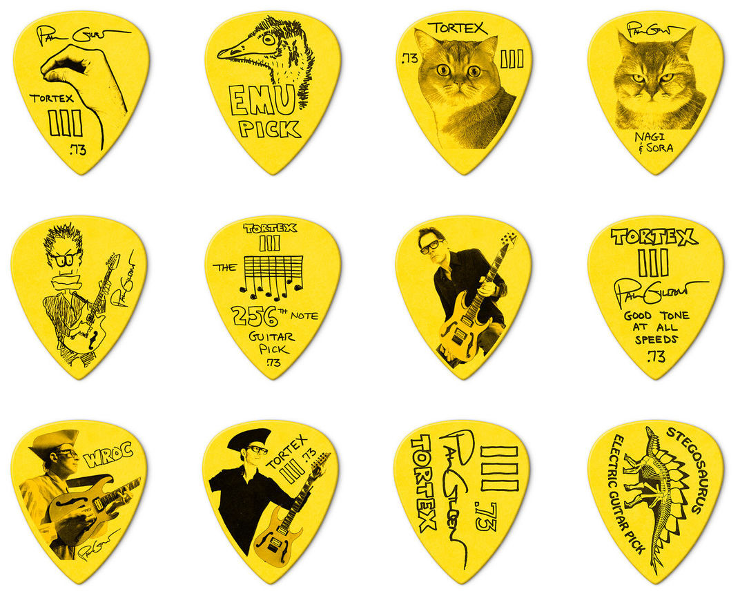 Hlavní obrázek Tvrdost  0.73 DUNLOP PG462P PAUL GILBERT CUSTOM TORTEX TIII PICK .73MM - 12 ks