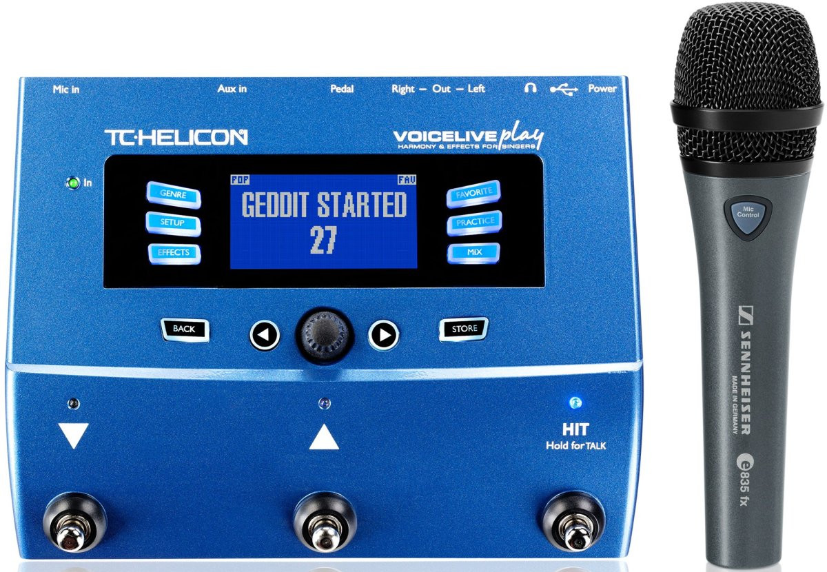 Hlavní obrázek Vokální procesory a harmonizery TC ELECTRONIC VoiceLive Play e835fx