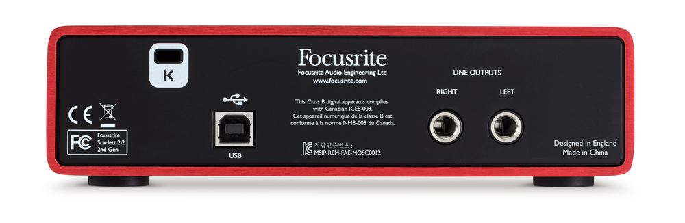 Galerijní obrázek č.2 USB zvukové karty FOCUSRITE Scarlett 2i2 2nd Gen