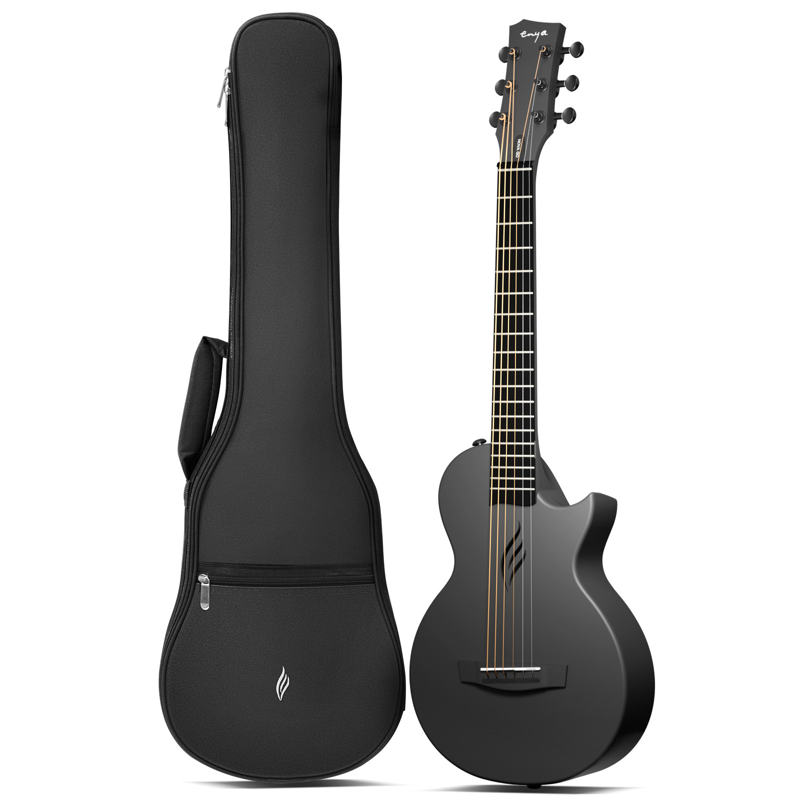 Hlavní obrázek Akustické kytary a ostatní ENYA MUSIC Nova Go Mini - Black A-Stock