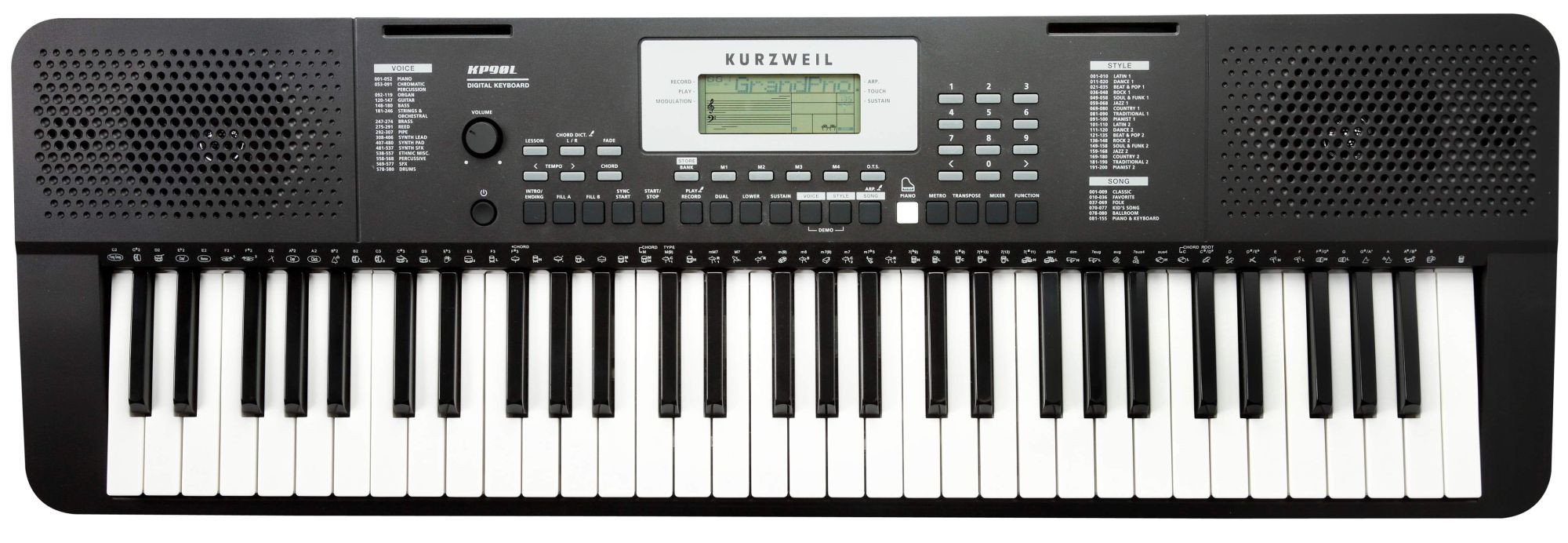 Hlavní obrázek Keyboardy s dynamikou KURZWEIL KP90L