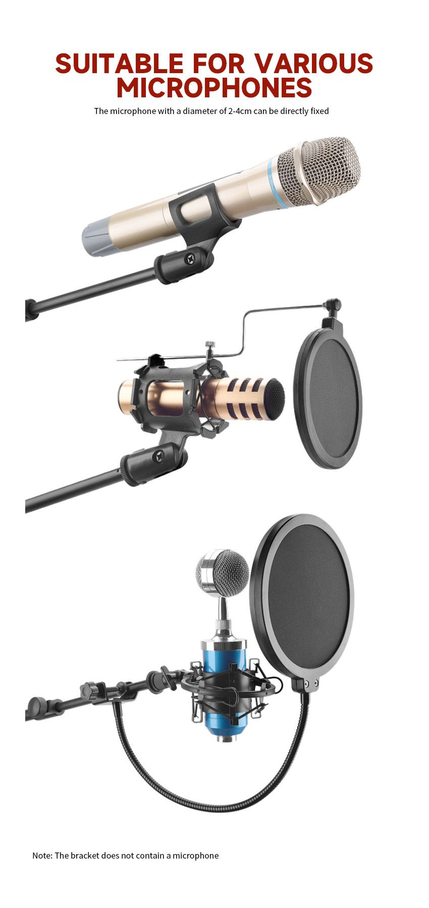 Galerijní obrázek č.12 Stolní mikrofonní ramena VELES-X BMBS