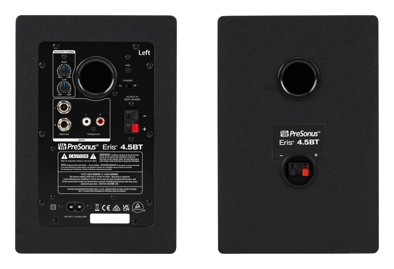 Galerijní obrázek č.1 Aktivní monitory PRESONUS Eris 4.5BT 2nd Gen Black (pair)