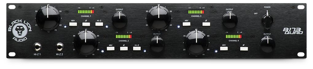 Hlavní obrázek Mikrofonní a linkové předzesilovače BLACK LION AUDIO B173 Quad