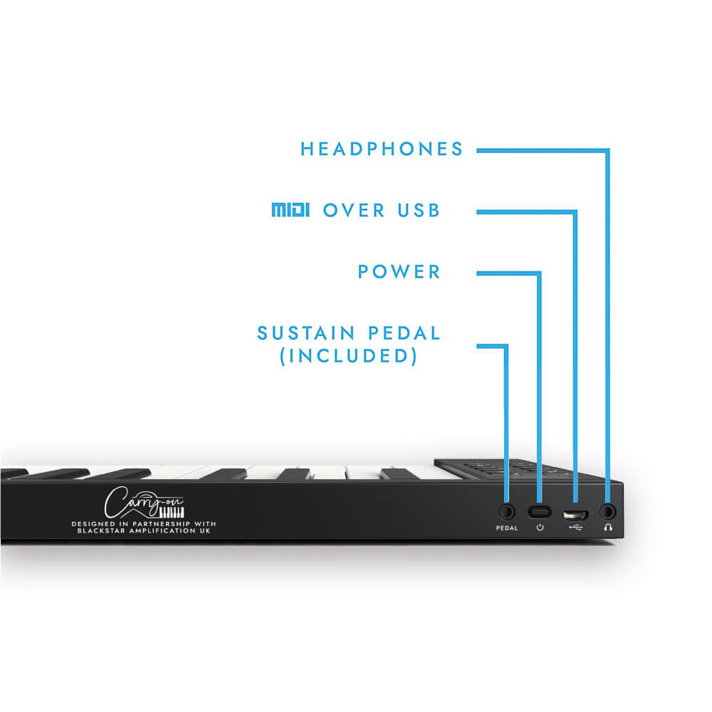 Galerijní obrázek č.2 Stage piana CARRY-ON Folding Piano 88 - Black