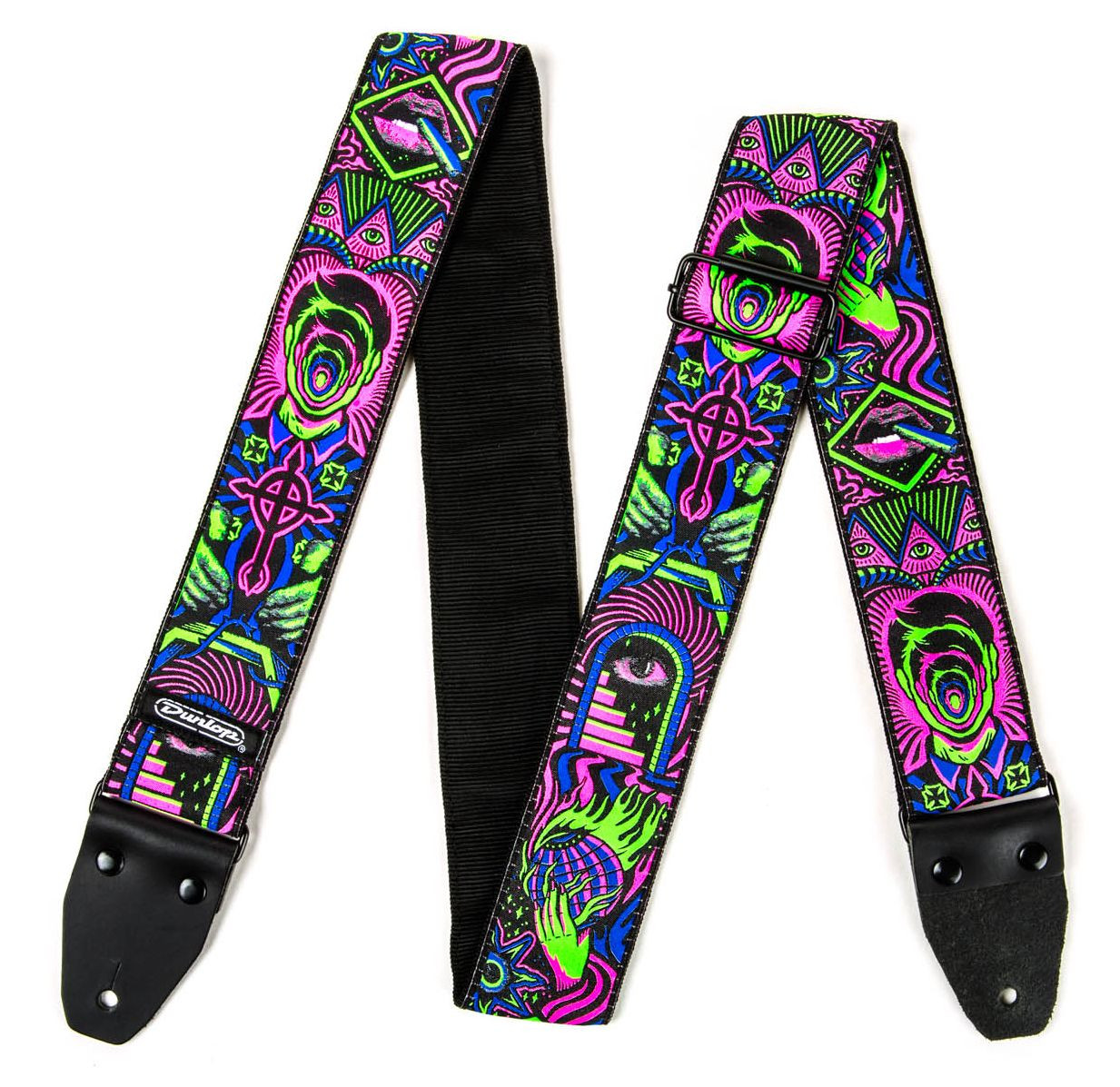 Hlavní obrázek Nylonové/textilní DUNLOP ILD01 I Love Dust Strap Headspace - Green