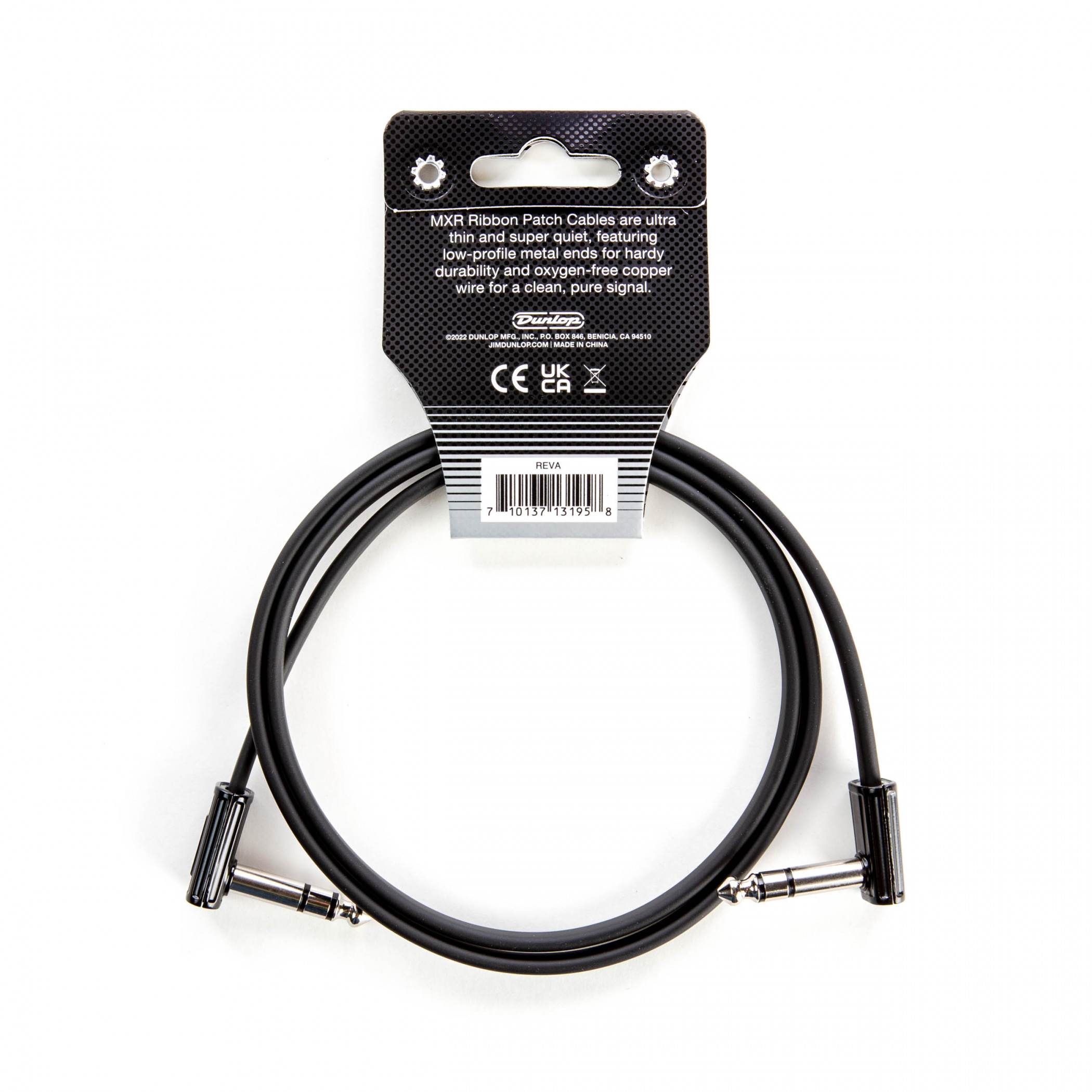 Galerijní obrázek č.2 do 1 m DUNLOP MXR TRS RIBBON PATCH CABLE 0,9m, propojovací kabel