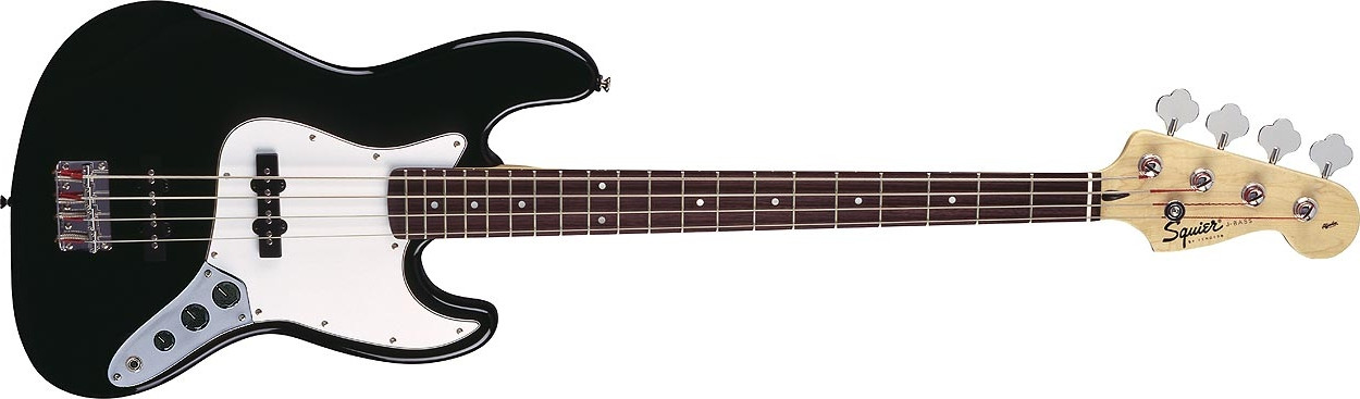 Hlavní obrázek JB modely FENDER SQUIER Affinity Jazz Bass, Rosewood Fingerboard - Black