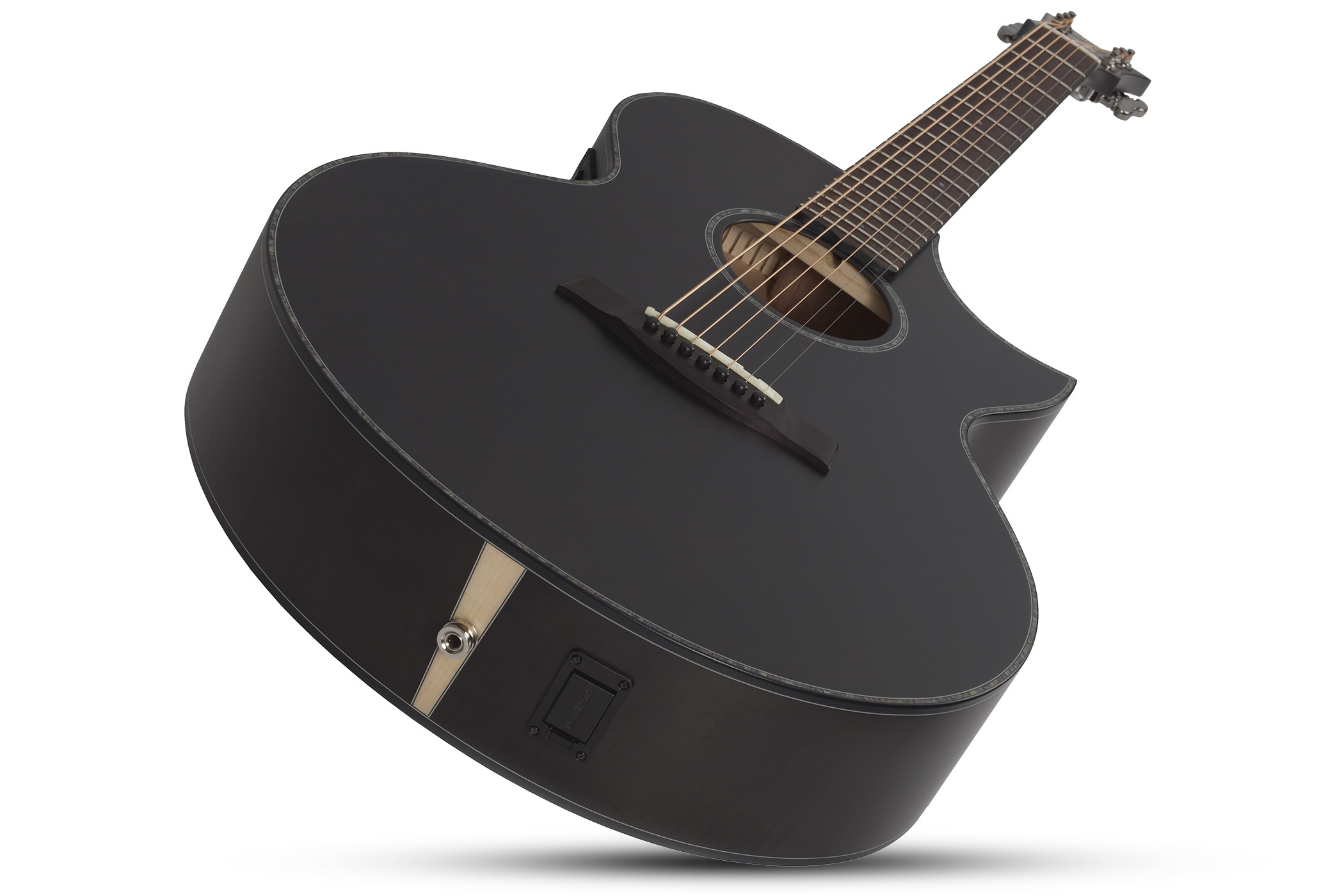 Galerijní obrázek č.3 Jumbo SCHECTER Orleans Stage-7 Acoustic - Satin See Thru Black