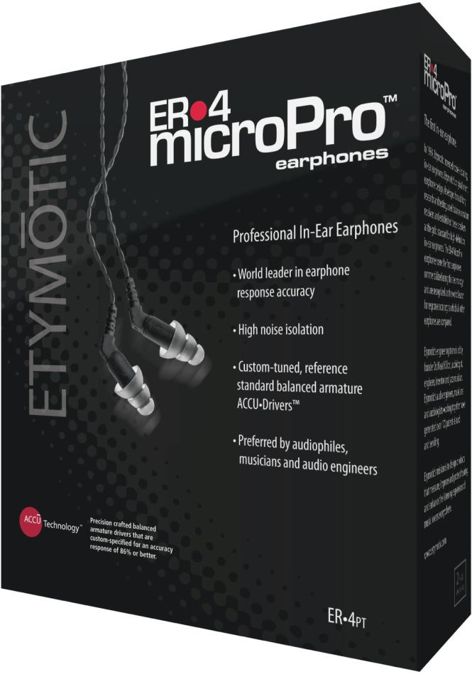 Galerijní obrázek č.3 Do uší (s kabelem) ETYMOTIC ER-4PT