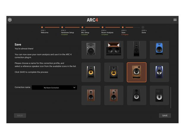 Galerijní obrázek č.6 Kalibrační software IK MULTIMEDIA ARC 4