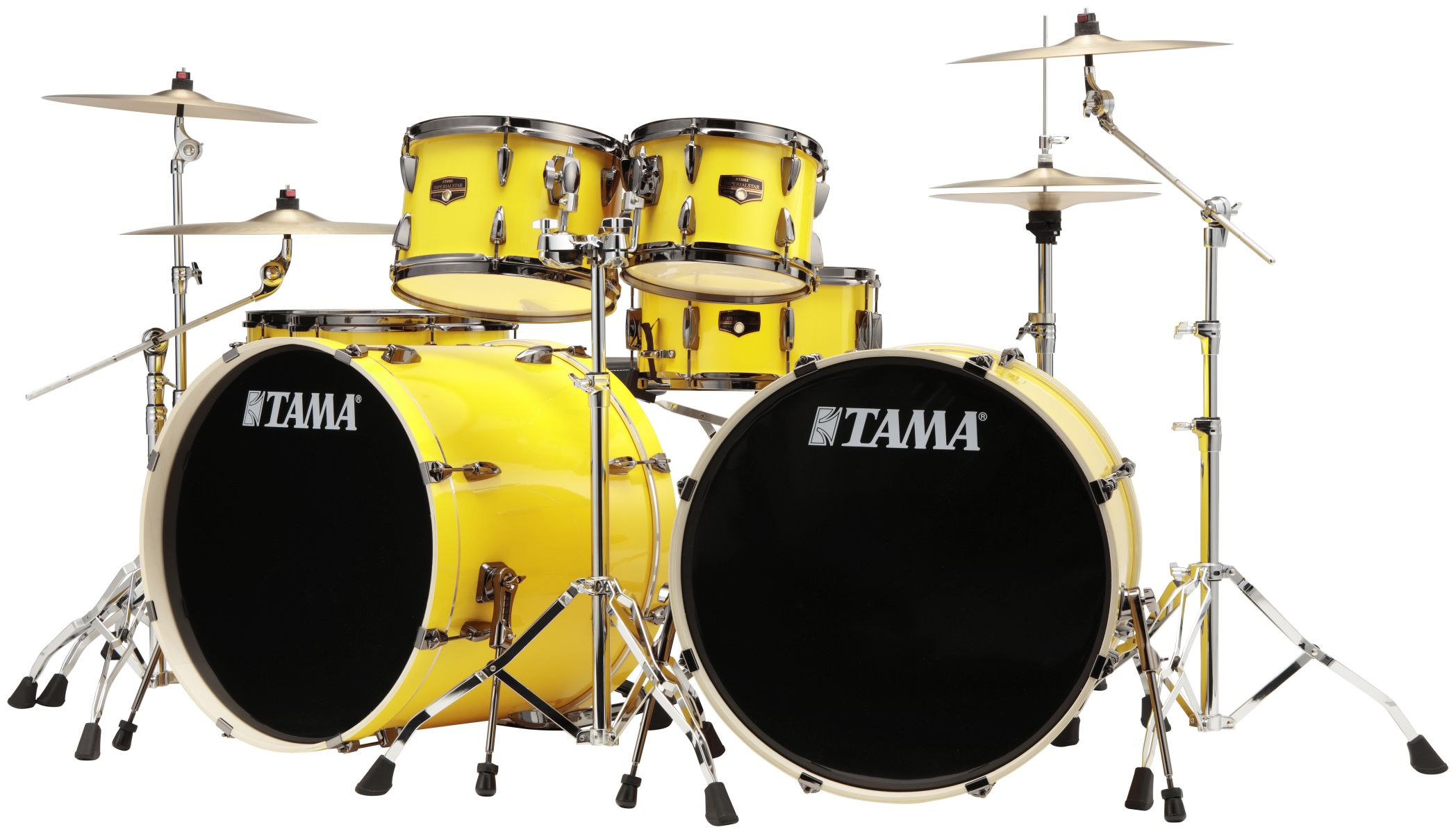 Galerijní obrázek č.6 22“; 12“, 13“; 16“ TAMA IP72ZH9WBNELY Imperialstar - Electric Yellow/Black Nickel HW
