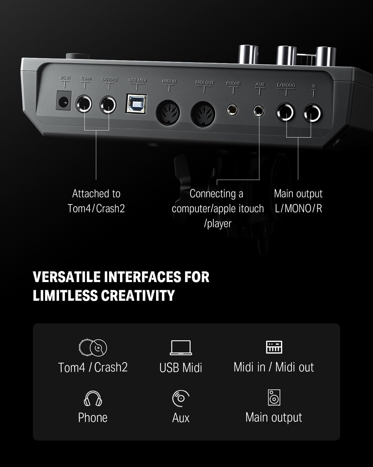 Galerijní obrázek č.5 Elektronické soupravy DONNER DED-500P