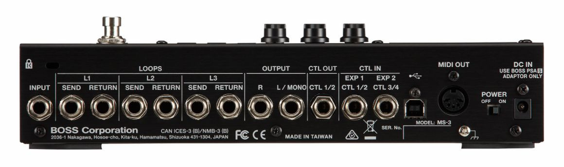 Galerijní obrázek č.1 Multiefekty, procesory BOSS MS-3