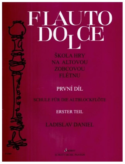 Hlavní obrázek Flétny PUBLIKACE Flauto Dolce 1 - škola hry na altovou flétnu - Ladislav Daniel