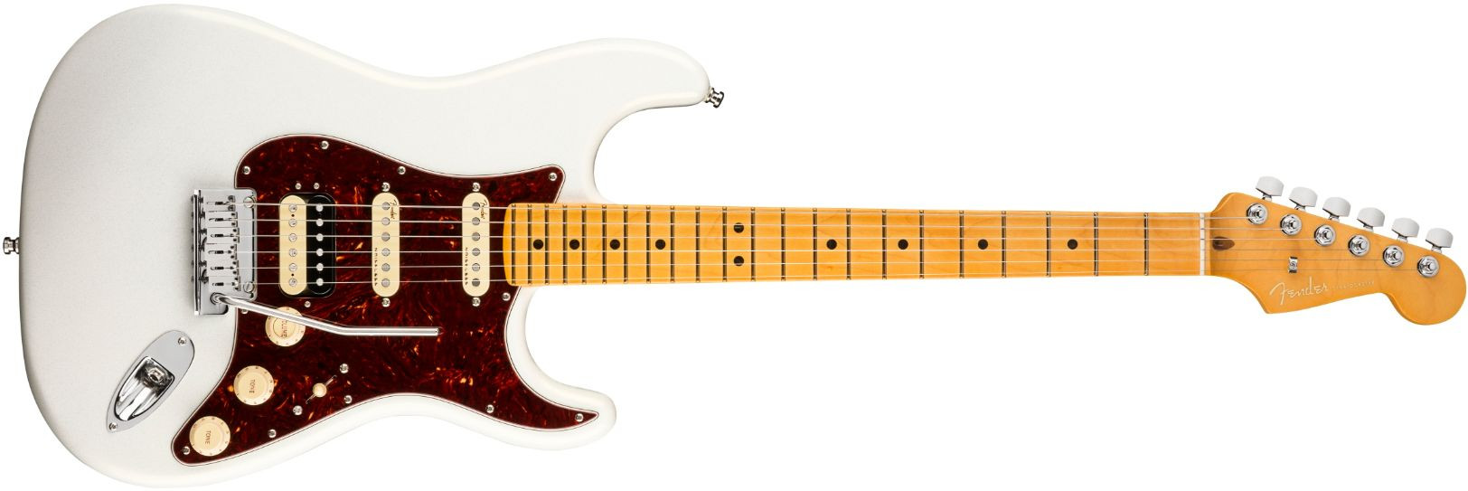 Hlavní obrázek ST - modely FENDER American Ultra Stratocaster HSS Arctic Pearl Maple