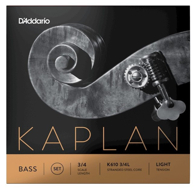 Hlavní obrázek Příslušenství D´ADDARIO - BOWED K610 3/4L Kaplan Bass String Set - Light