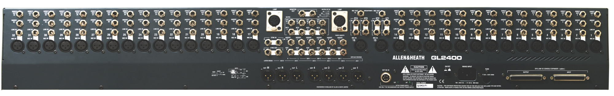 Galerijní obrázek č.2 Mixážní pulty bez efektu ALLEN HEATH GL2400-24